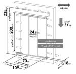 درب یاران تمام اتوماتیک طبقه تلسکوپی 70 سه لته - Image 2