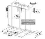 درب یاران تمام اتوماتیک کابین سانترال 80 دو لته - Image 3